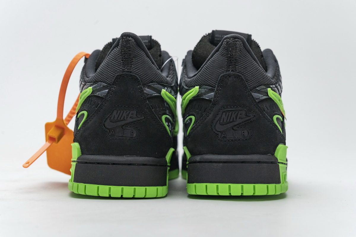 Cu6015 001 Off White X Nike Air Rubber Dunk Green Strike 5 - www.kickbulk.co